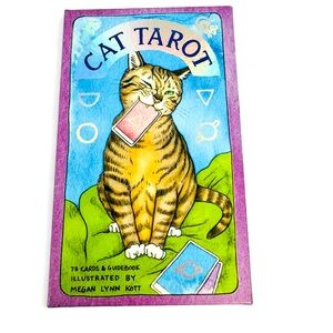 Cat Tarot Cards w/ 78-Card Full Color Deck & 108 Page Guidebook